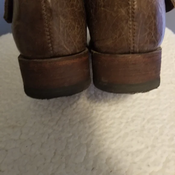 Johnny Ringo tall brown leather boots Size 7